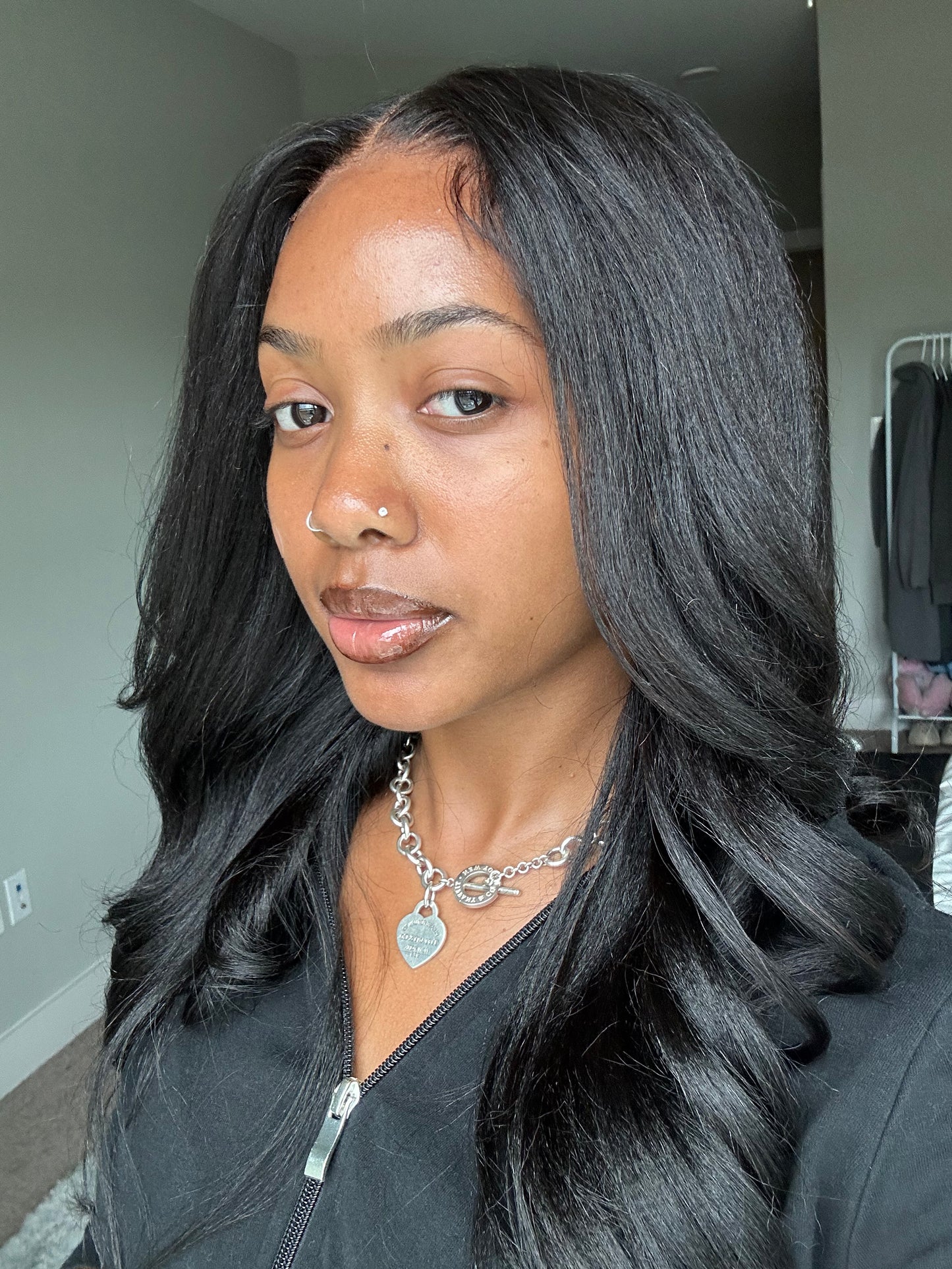 7x5 24 inch Yaki Straight Wig