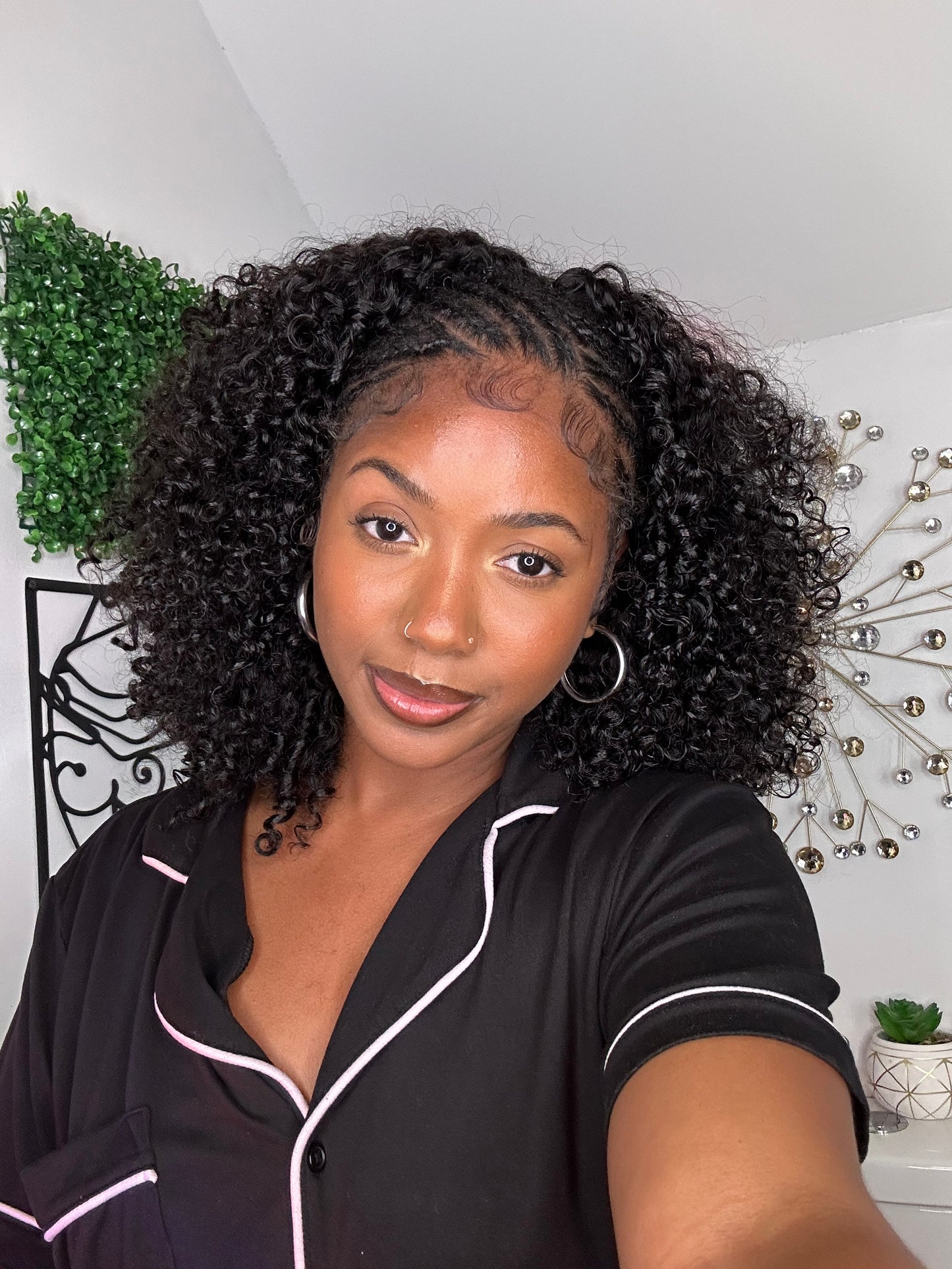 20 inch Coily Curly Half Wig