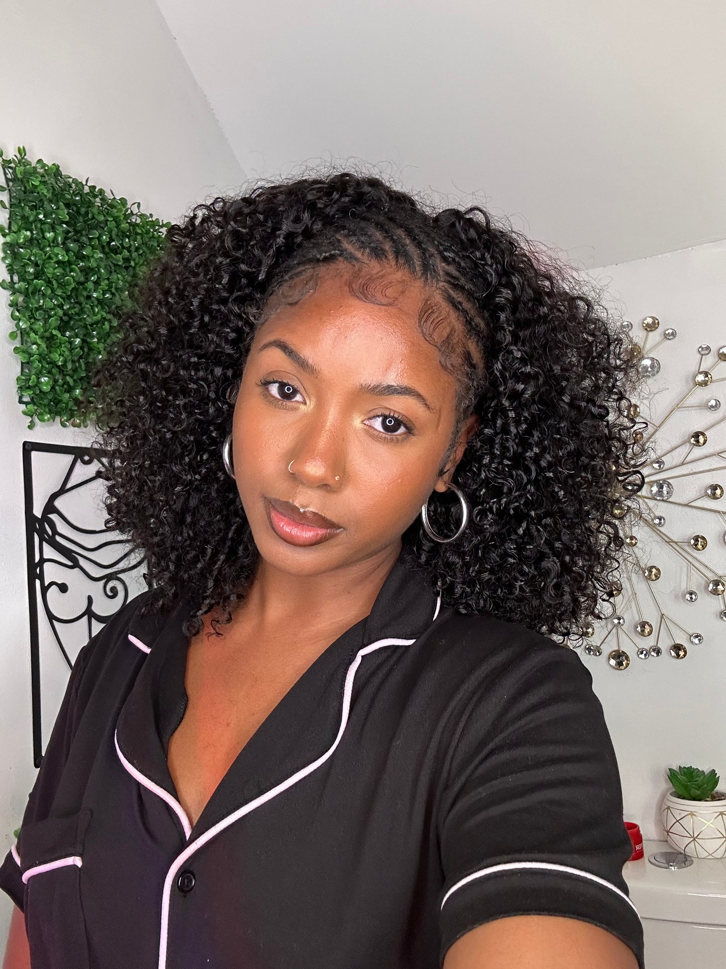 20 inch Coily Curly Half Wig