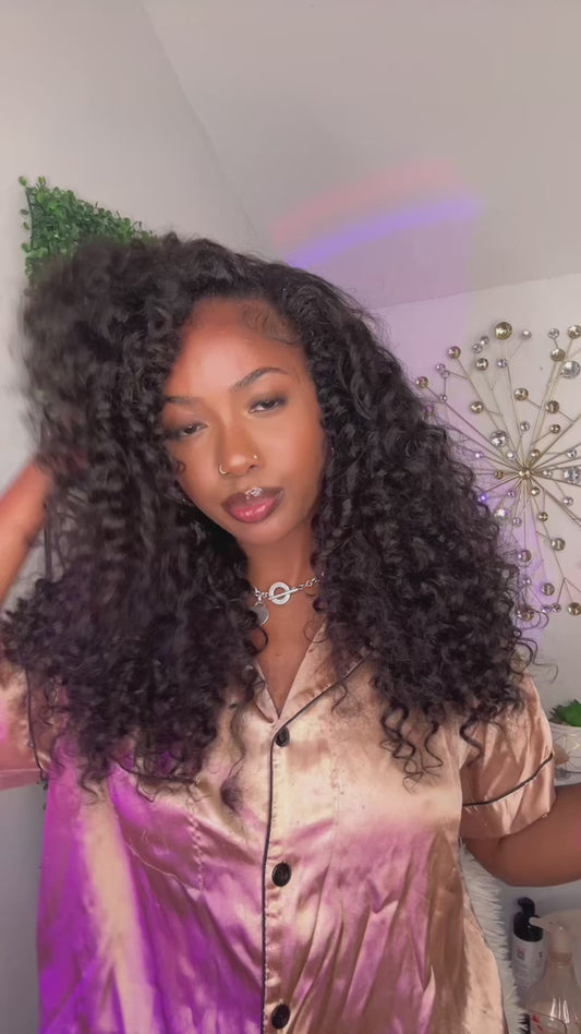 20 inch Water Wave Half Wig